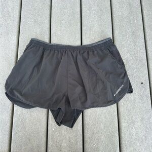 Brooks Run Happy Black Shorts sz XS/S